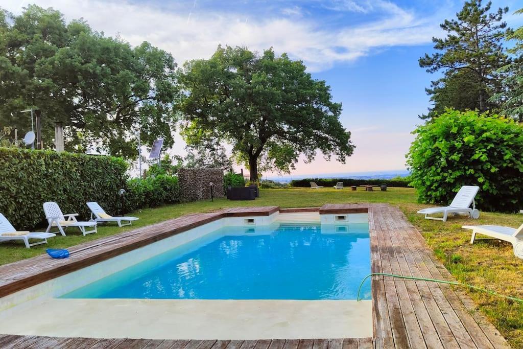 Casale San Teodoro - Mondaino Rn Villa Bagian luar foto