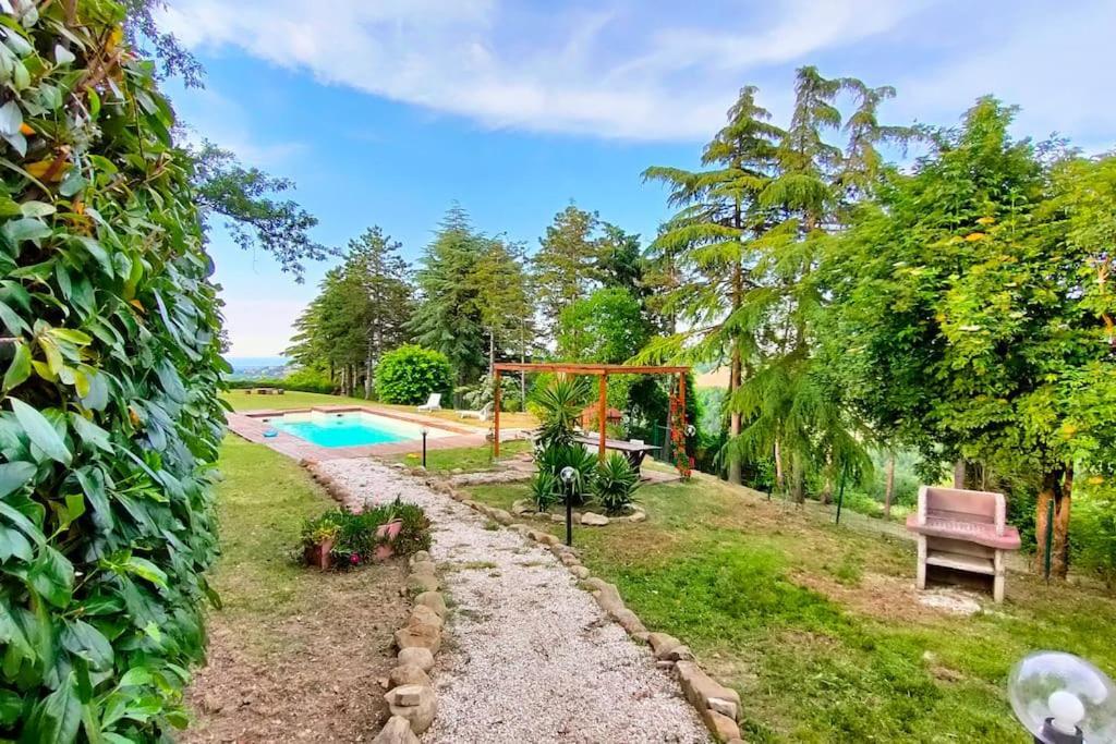 Casale San Teodoro - Mondaino Rn Villa Bagian luar foto