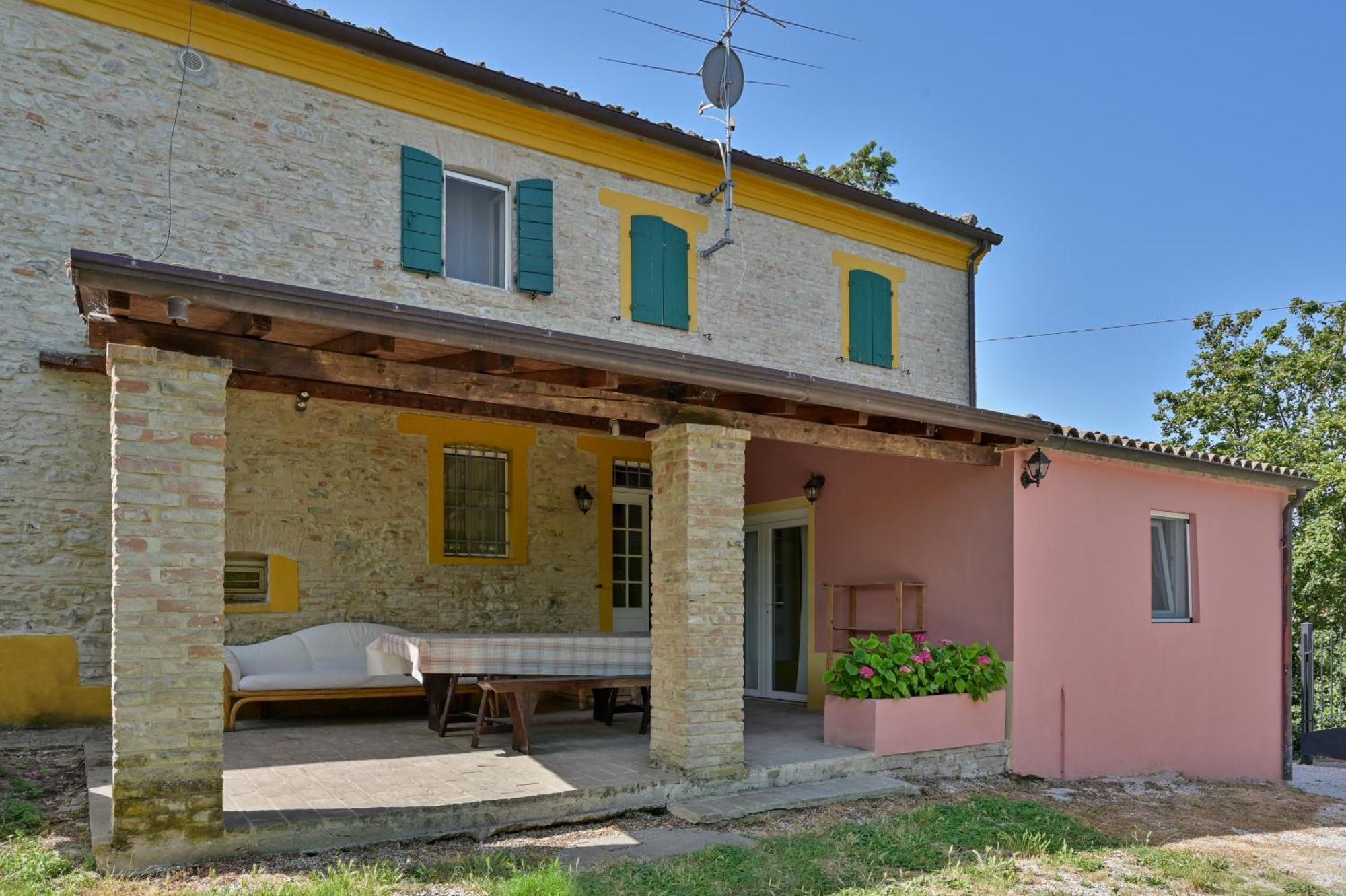 Casale San Teodoro - Mondaino Rn Villa Bagian luar foto