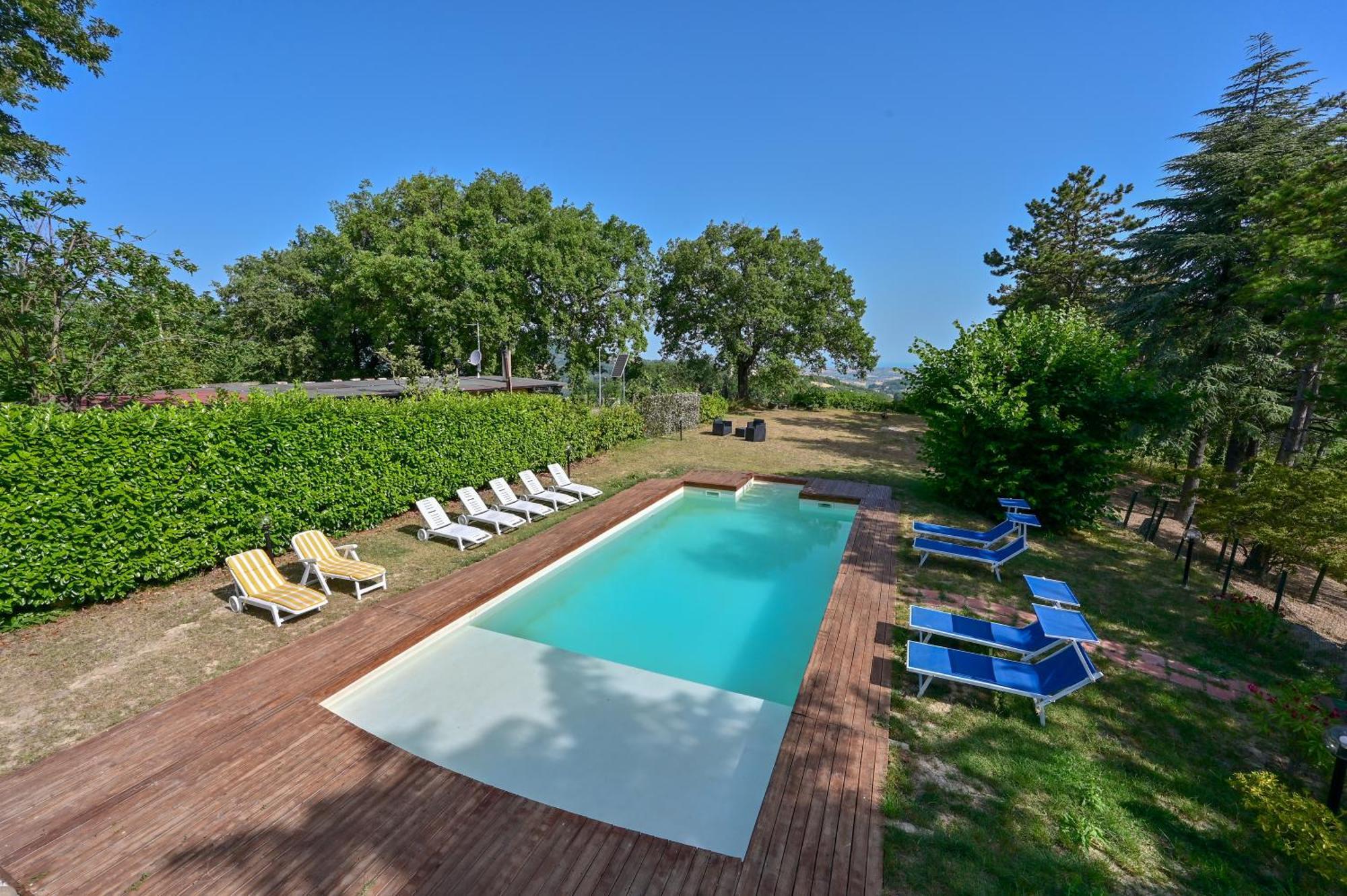 Casale San Teodoro - Mondaino Rn Villa Bagian luar foto