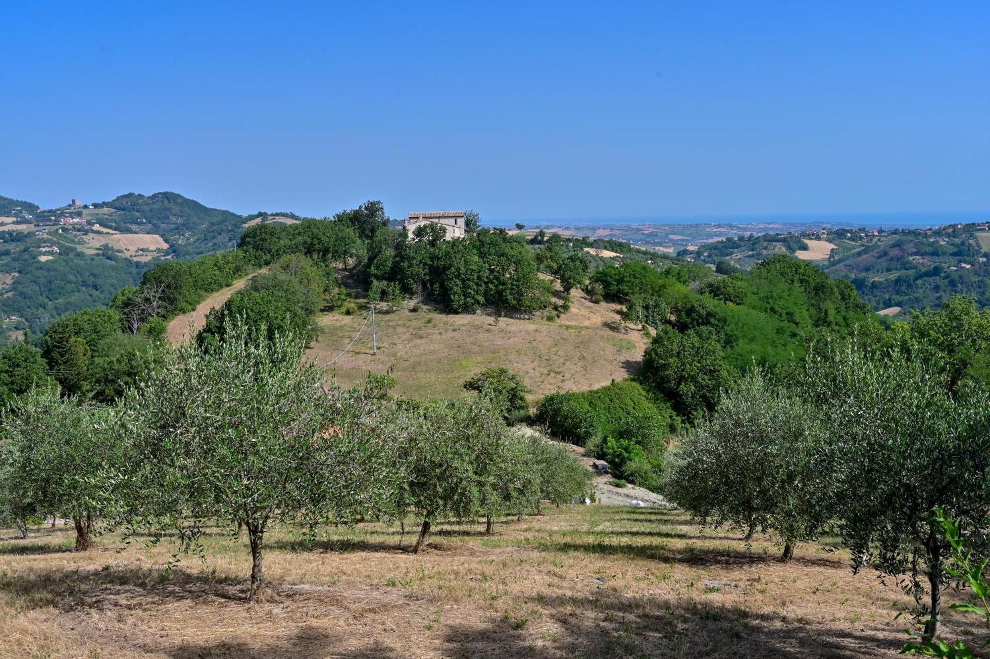 Casale San Teodoro - Mondaino Rn Villa Bagian luar foto